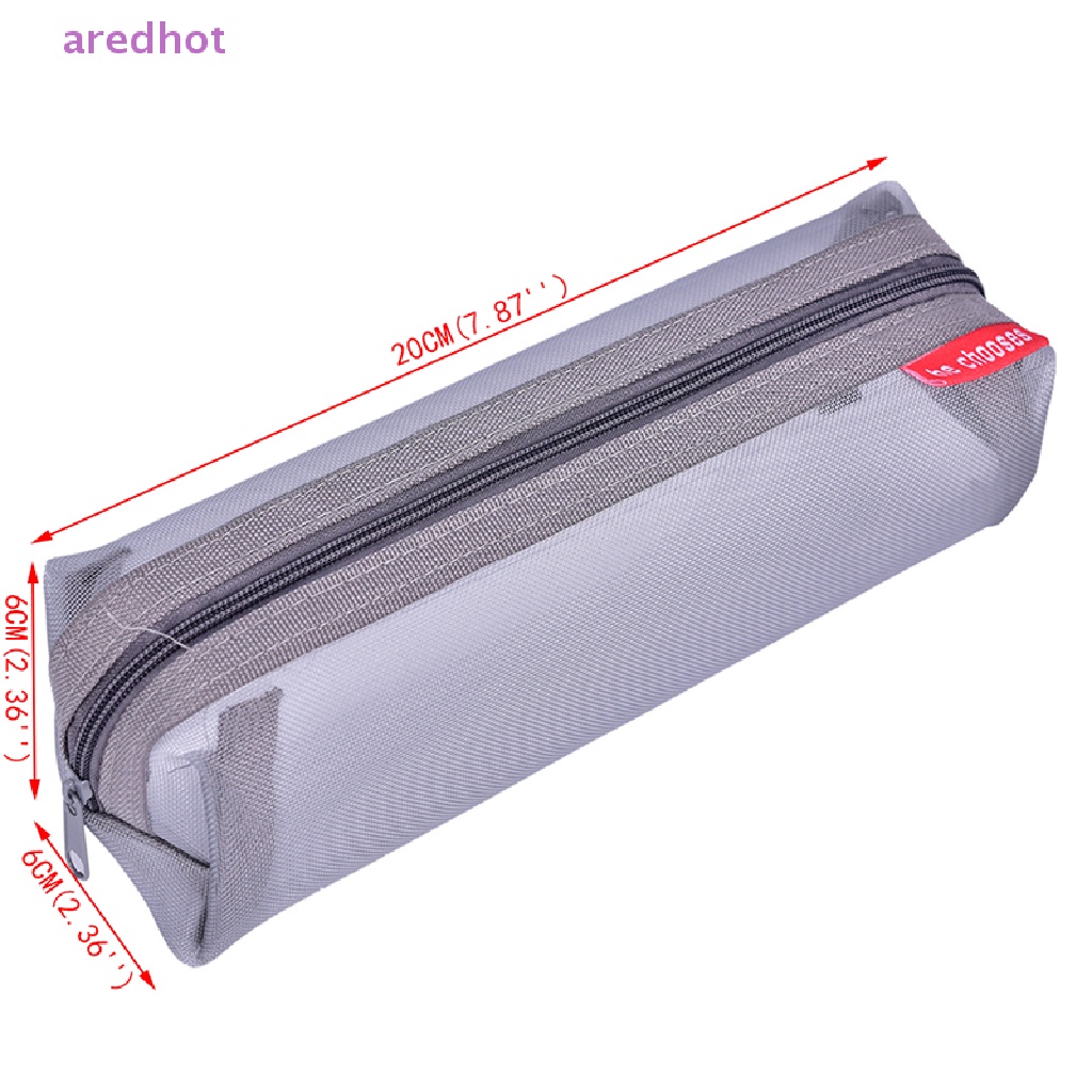 Túi Đựng Bút Trong Suốt Có Khóa Kéo Tiện Dụng Cho Học Sinh Mới