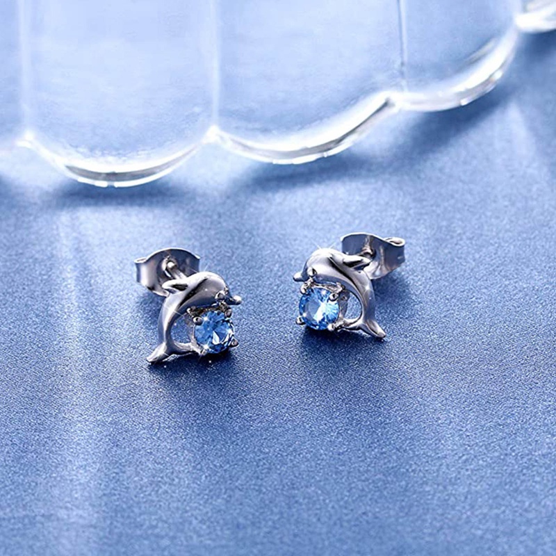 Khuyên Tai Hình Cá Heo Dễ Thương Cho Nữ