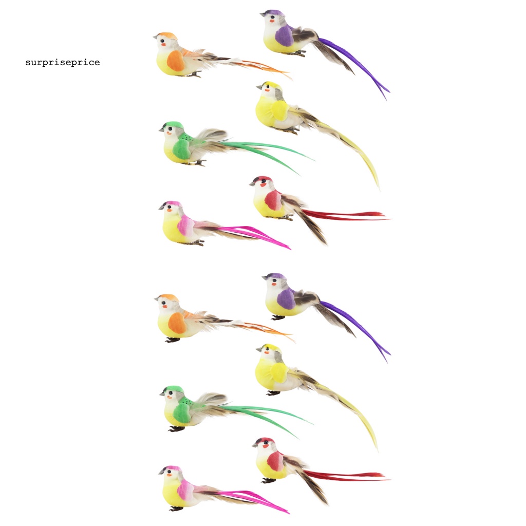 Chim Nhân Tạo Bằng Xốp Thân Thiện Với Môi Trường Trang Trí Cây Thông Giáng Sinh