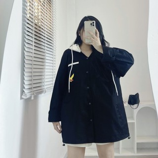 Áo khoác kaki phối nón (Ảnh shop tự chụp)