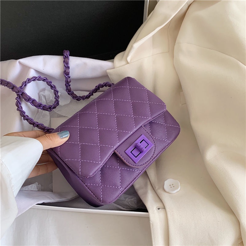 Túi đeo vai IELGY hình vuông cỡ nhỏ phong cách phương Tây thời trang cho nữ