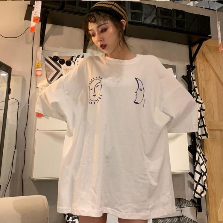 Áo Thun Nữ Tay Lửng Oversize