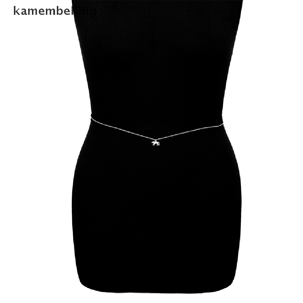 Kamembelling 1 Dây Đeo Thắt Lưng Chuỗi Xích Mặt Hổ Gợi Cảm Trang Trí Đầm Bikini EN