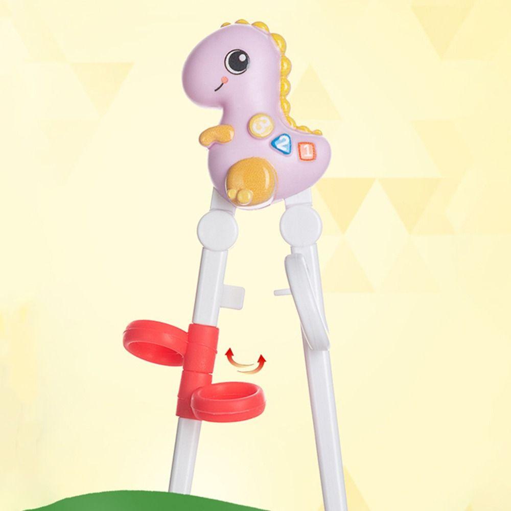 Đũa Tập Ăn Bằng Silicon ABS Hình Ếch Hoạt Hình Chống Bụi Bẩn Cho Bé