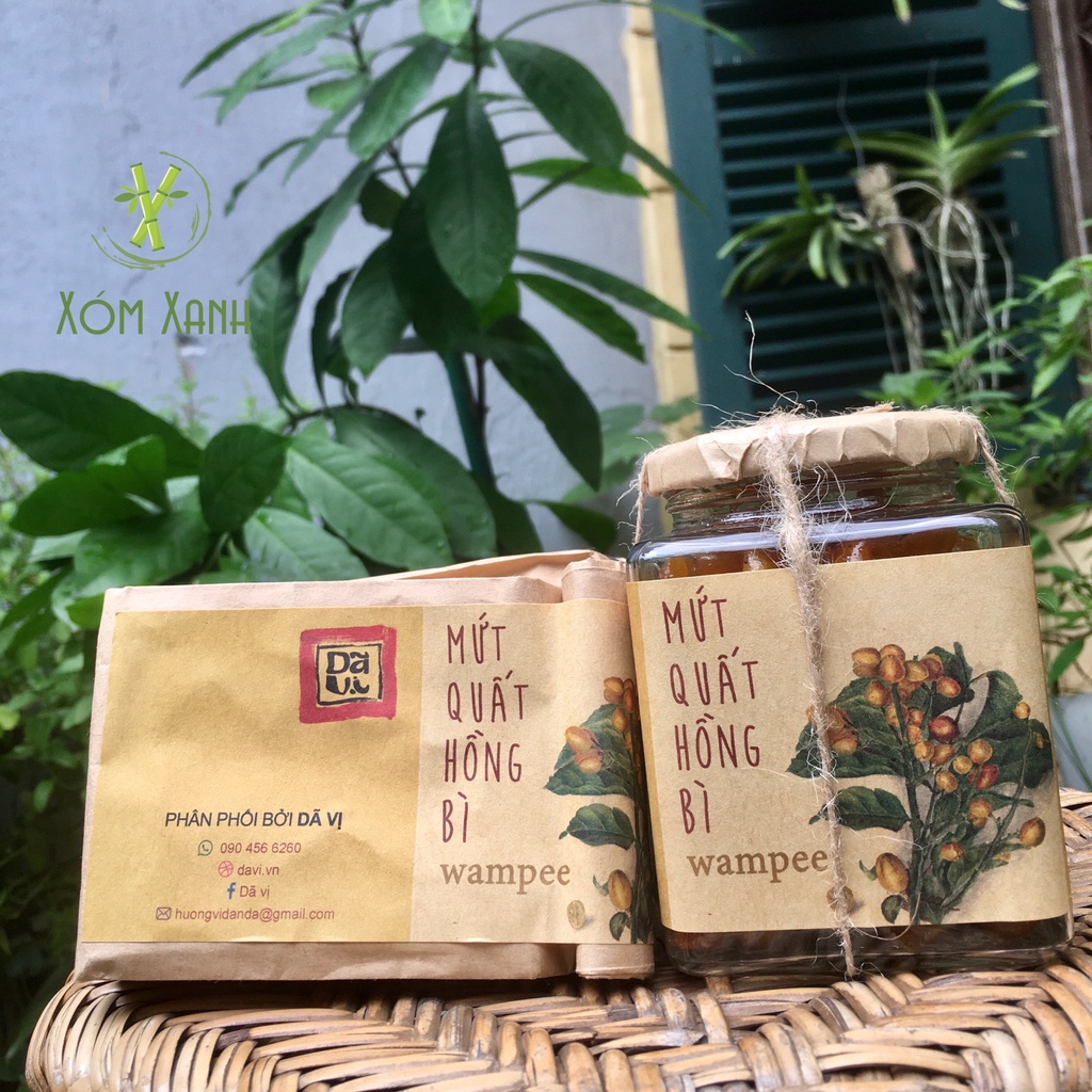 (DãVị)Ô MAI MỨT QUẤT HỒNG BÌ-300G-VỊ CHUA NGỌT, HỖ TRỢ GIẢM HO LONG ĐƠM