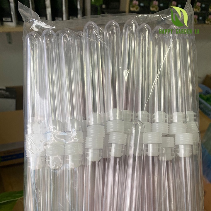 Ống nghiệm nhựa 10ml có nắp không nhãn túi 50 cái