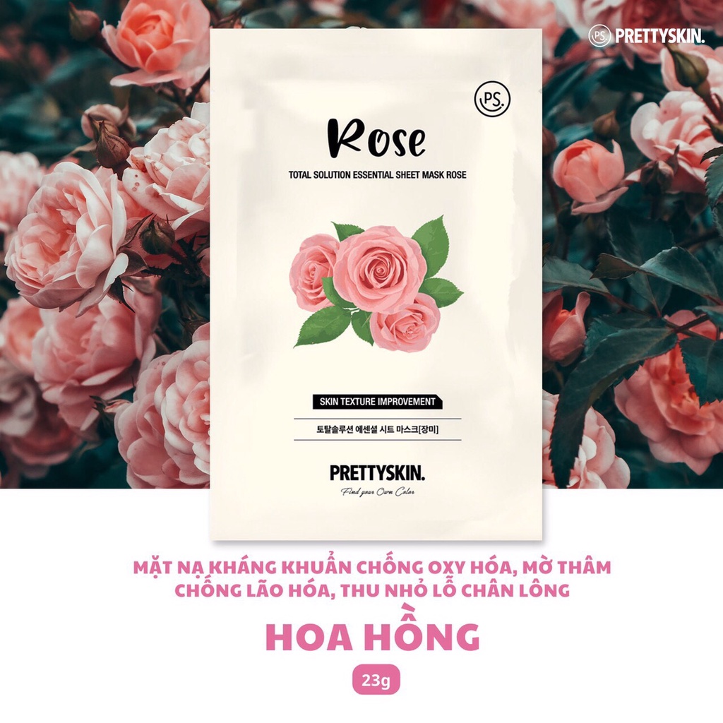 Mặt nạ giấy Hàn Quốc Pretty Skin dưỡng da 23ml | BigBuy360 - bigbuy360.vn