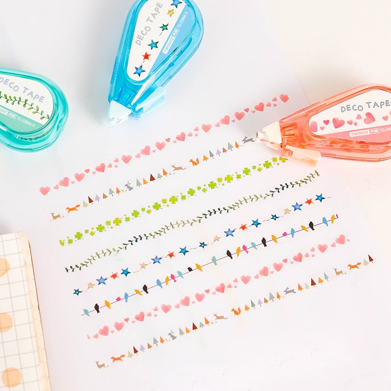 Băng Keo Dán Mini Dùng Trang Trí Sổ Tay Nhật Ký DIY