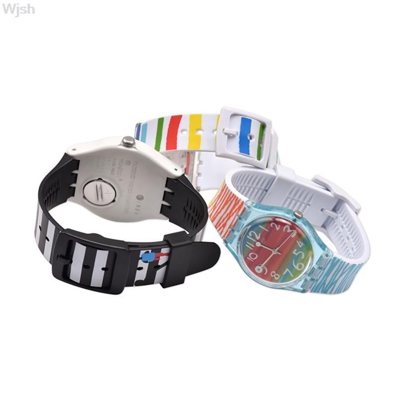 Dây Đeo Thay Thế Bằng Silicone Chống Nước Cho Đồng Hồ Swatch 16mm 17mm 19mm