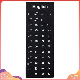 Miếng dán phím chữ ngôn ngữ Tiếng Anh cho laptop _chuẩn US-key miếng dán phím tiếng Anh