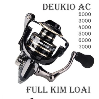 Máy Câu Cá DEUKIO AC Máy Câu Đứng Tay Kim Loại Máy Câu Cá Cao Cấp.