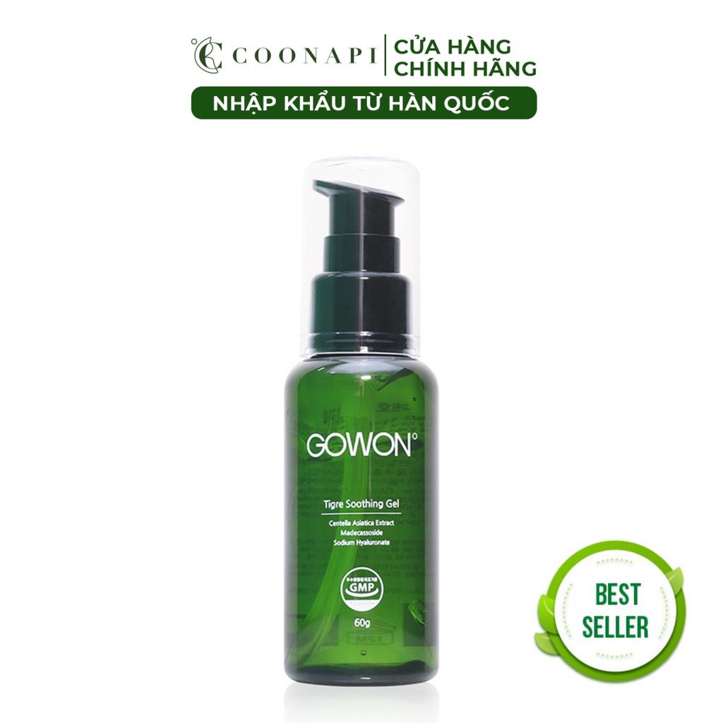 Gel Rau Má Cải Thiện Da Mụn Và Thâm Mụn Gowon Tigre Soothing Gel 60g