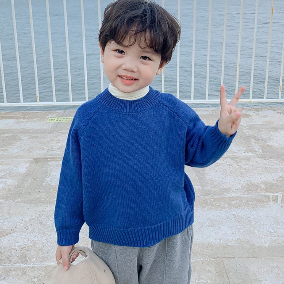 Áo Sweater Phong Cách Hàn Quốc Thời Trang Thu Đông Cho Bé Trai