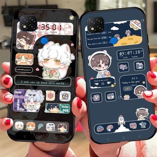 Ốp lưng điện thoại xiaomi redmi 9c nhóm nhạc BTS hoạt hình cute