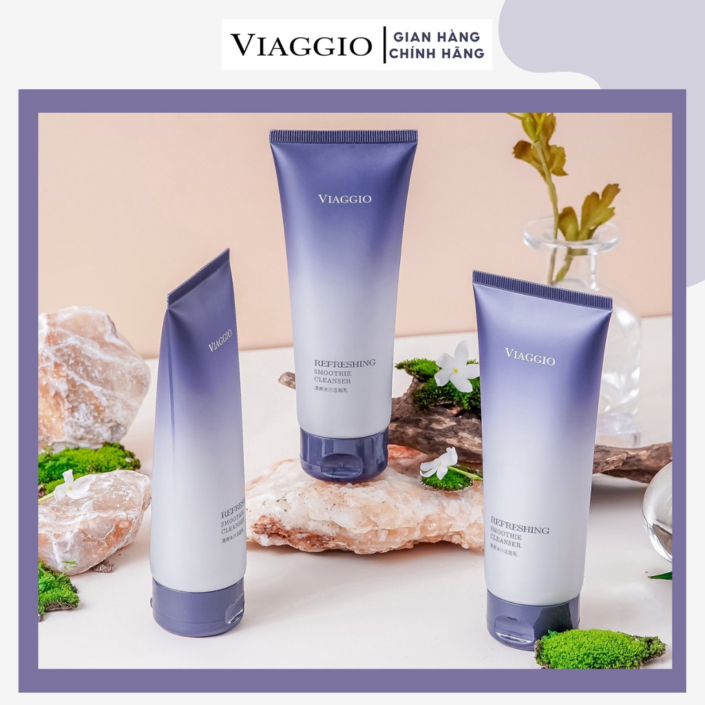 Sữa Rửa Mặt Băng Tuyết Sạch Sâu 3 Tác Động Dịu Nhẹ Với Mọi Loại Da VIAGGIO 100Gr | BigBuy360 - bigbuy360.vn