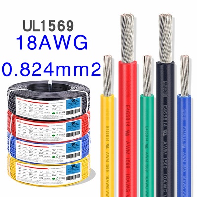 Dây chịu nhiệt 105*c làm cáp PC 18awg