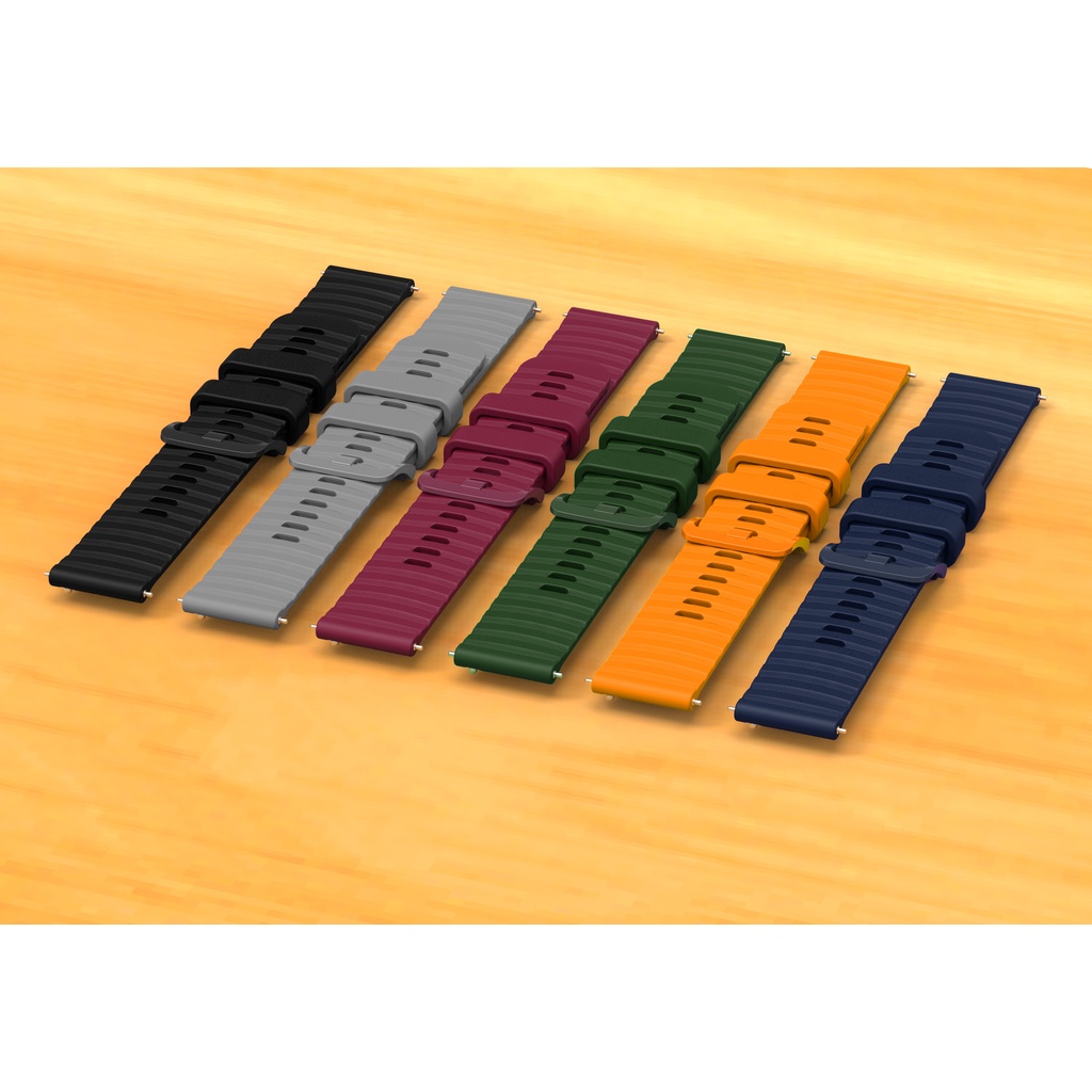 Dây Đeo Silicon 18 20 22mm Cho Garmin Vivoactive 4S 4 3 Forerunner 255 255s 245 645 Music 158 55 Venu SQ 2 2s Plus