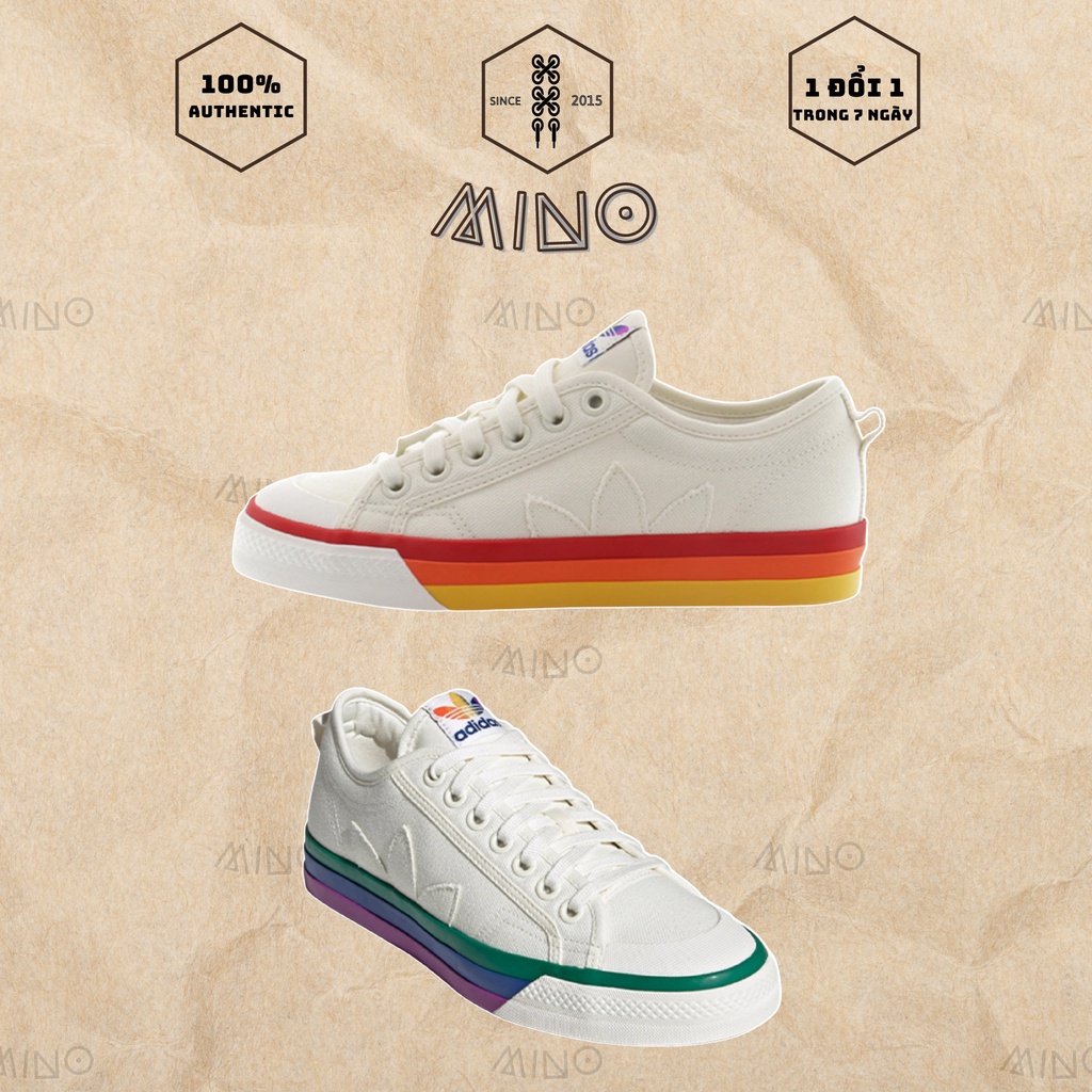 [CHÍNH HÃNG] Giày Adidas Nizza Pride Rainbow