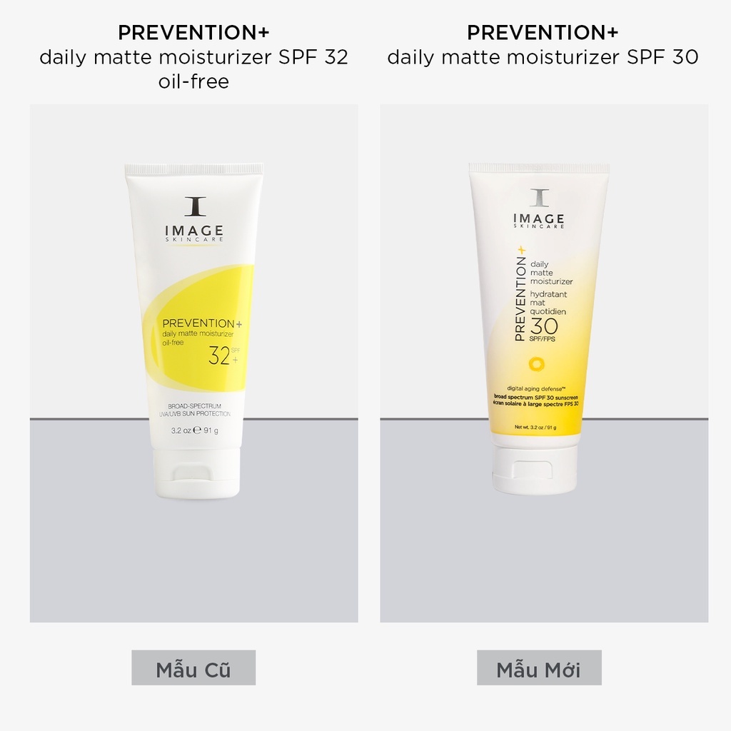 Kem chống nắng Image Skincare Prevention+ Daily Matte Moisturizer SPF 30+ 91gr cho da dầu - AJA’S SKINLAB