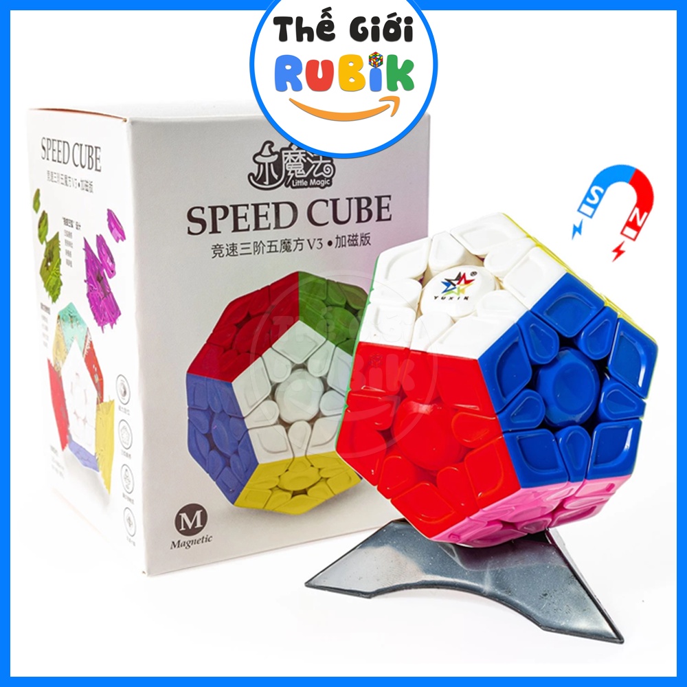 Rubik Megaminx Yuxin Little Magic Megaminx V3 M Có Sẵn Nam Châm. Rubic Biến Thể 12 Mặt Đồ Chơi Trí Tuệ | Thế Giới Rubik