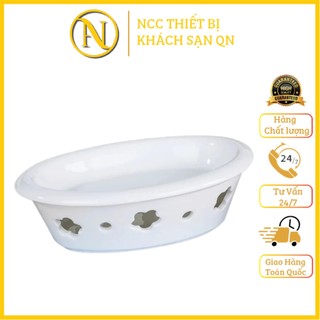 Đĩa cồn hâm giữ nóng đồ ăn/bếp đĩa hình bầu dục size 18 dài 45cm