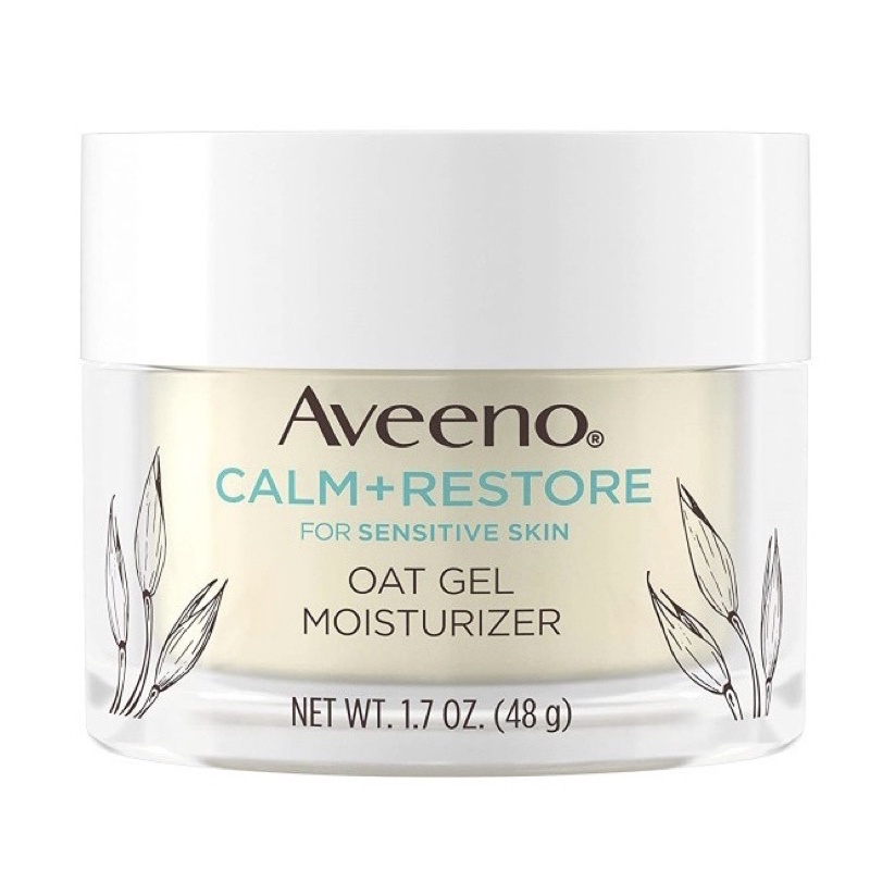 Kem dưỡng ẩm phục hồi và làm dịu da Aveeno Calm + Restore Oat Gel Moisturizer 48g