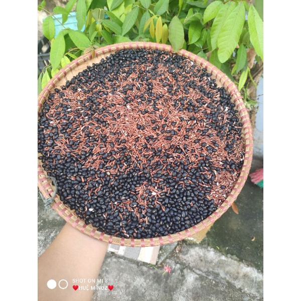 Túi 1 kg Trà gạo lứt - đỗ đen rang tay hỗ trợ giảm cân - lợi sữa