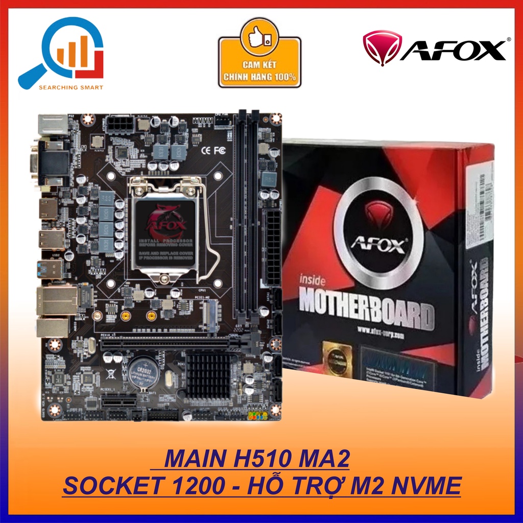 Bo Mạch Chủ Mainboard AFOX H510 | H110 | H81 | H61 Chính hãng mới 100% - FULL VAT - Bảo hành 3 năm !!! | BigBuy360 - bigbuy360.vn