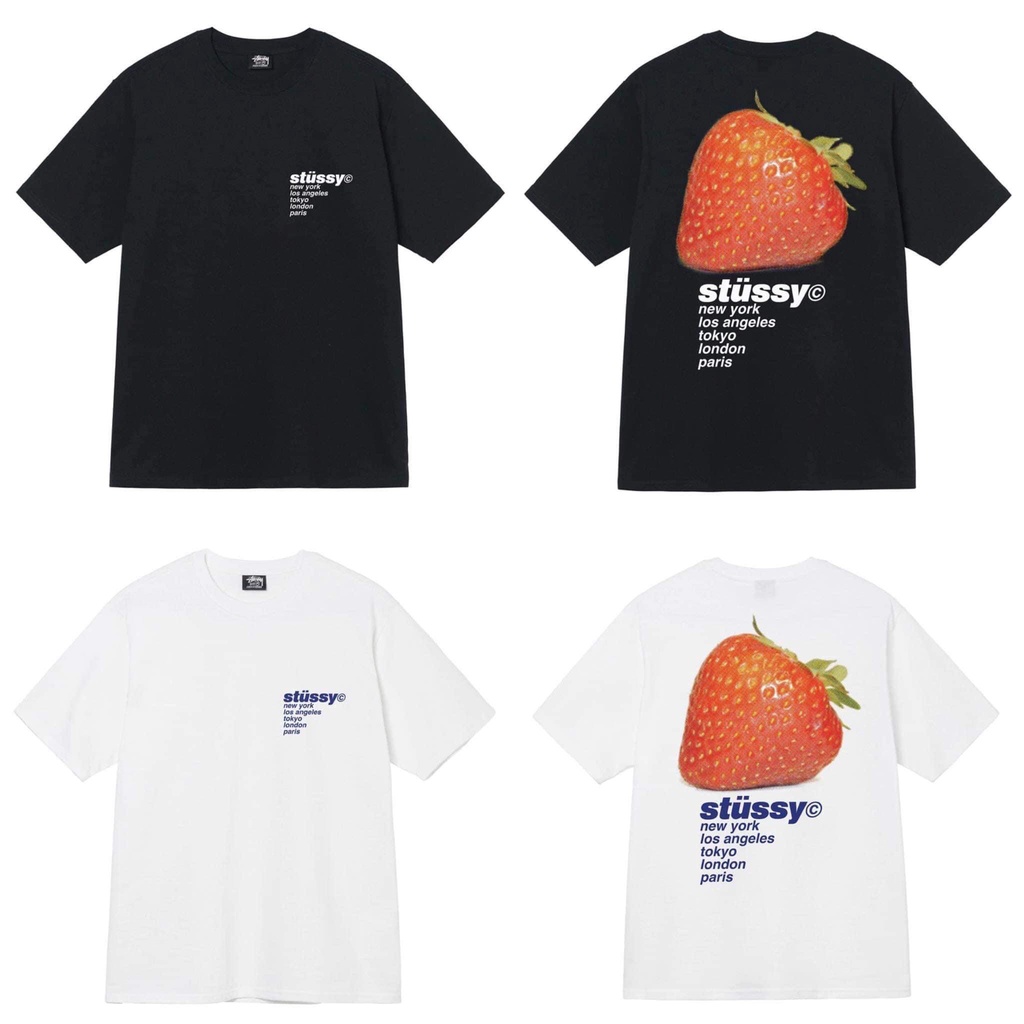 Áo thun Stussy Strawberry unisex- CÓ SẴN