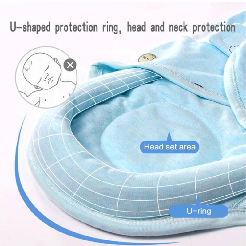 Túi quấn ngủ AMILA chống sốc sử dụng mùa xuân hè tiện lợi dành cho trẻ sơ sinh