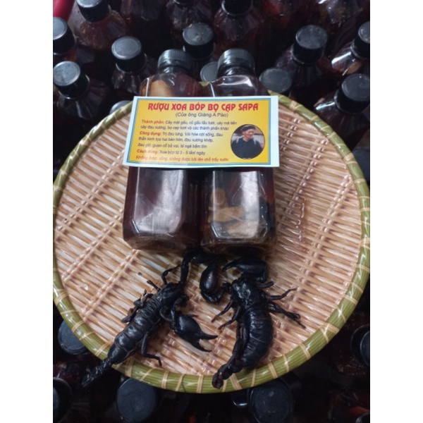 1 chai xoa bóp bọ cạp Sapa
