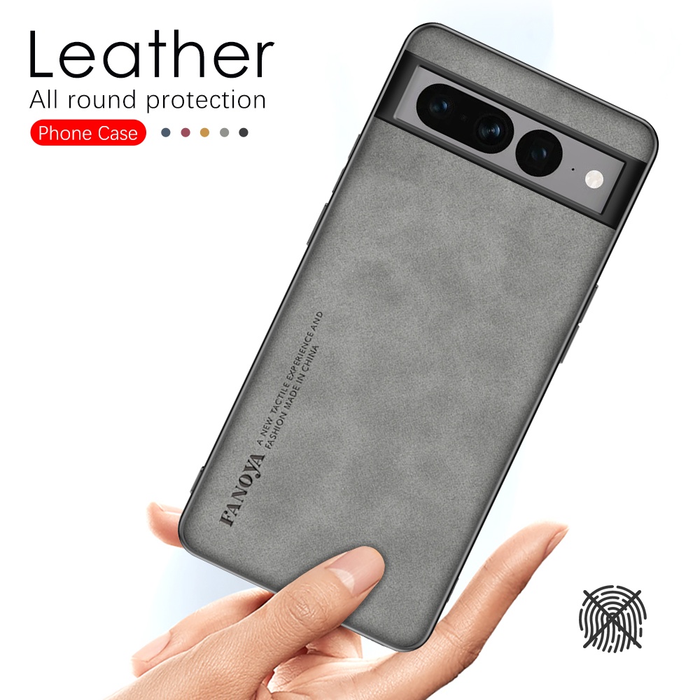 Ốp Điện Thoại Silicon Phối Da Cừu Bảo Vệ Camera Chống Sốc Cho Google Pixel 7 Pro Pixel 7 Pro Pixel7 Pixel7Pro