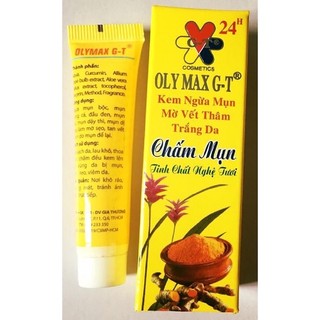 Kem chấm mụn oly max 20g ngừa mụn mờ vết thâm trắng da olymax