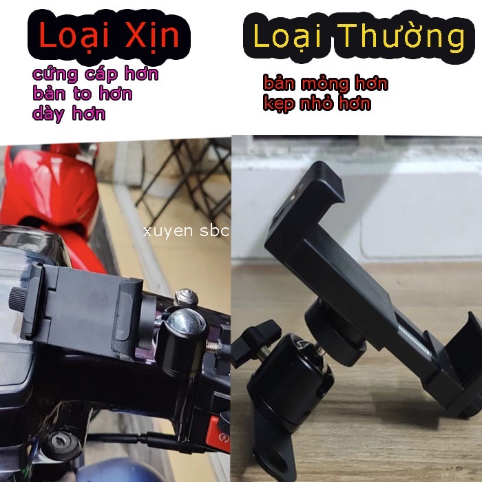 Pass gắn điện thoại trên xe loại xịn