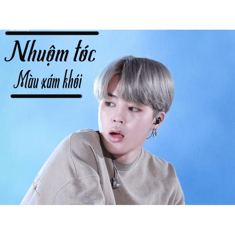 Thuốc nhuộm tóc Màu Xám Khói bền màu lên từ nền 8-9 hot năm nay