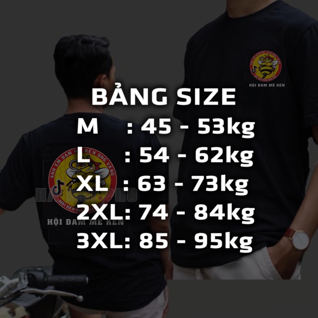 Áo thun Kèn Ong Vàng, áo Kèn Ông vàng cho Hội Còi Ong, Chất cotton mát | Hà Nội Phố Xe Tải