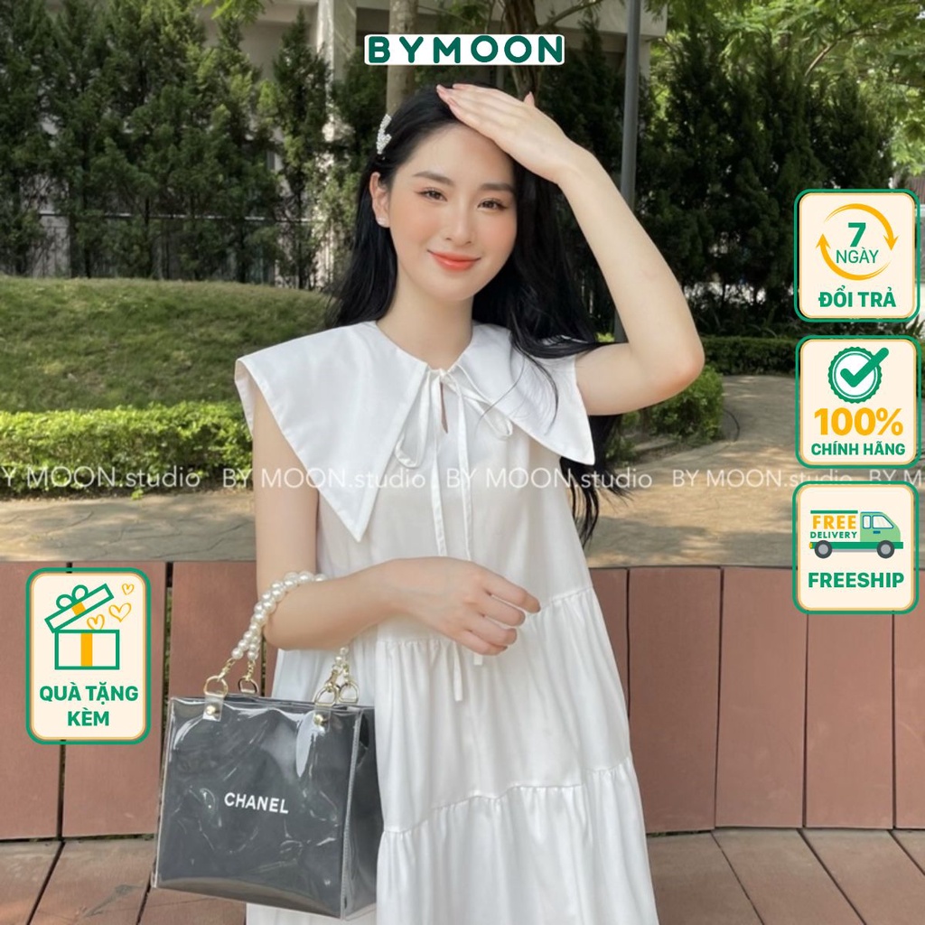 Váy babydoll váy maxi babydoll dáng dài thời trang thiết kế BY MOON ảnh thật V015