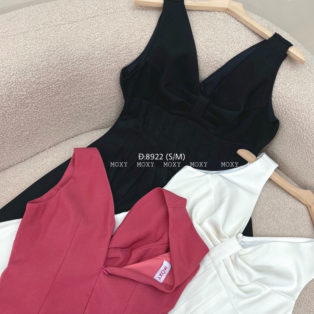 SP008922-Đầm sn nơ xòe