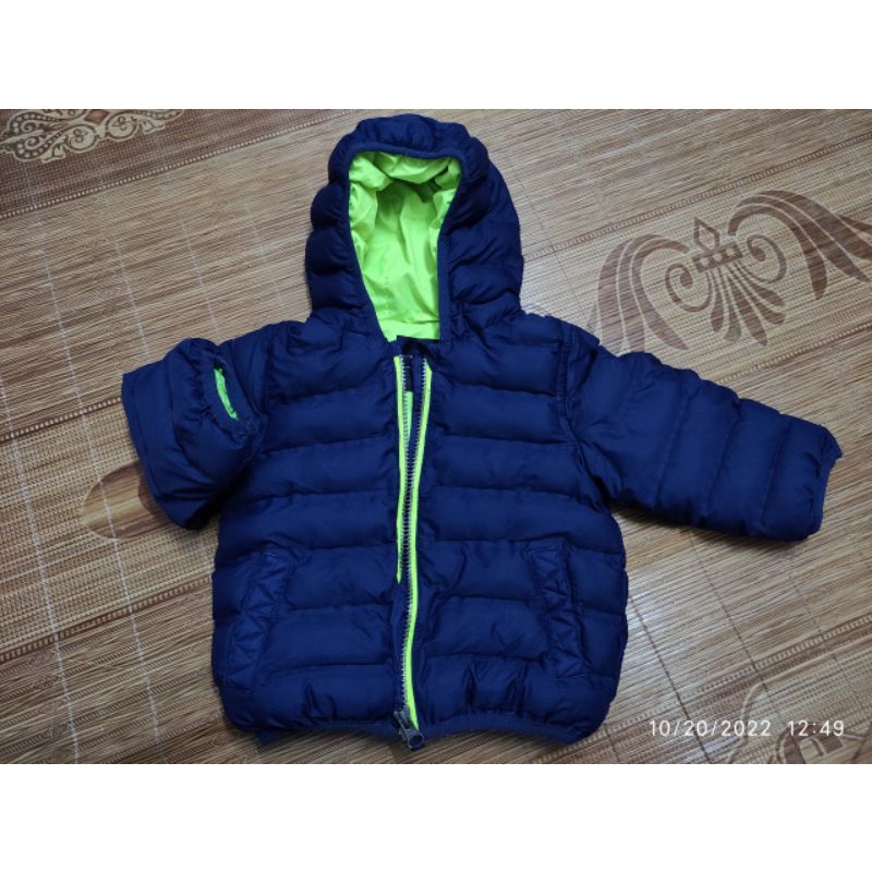 ( Đã qua s.ử d.ụng) - Áo khoác phao Next.82 size cho bé trai khoảng 9-12 tháng tuổi