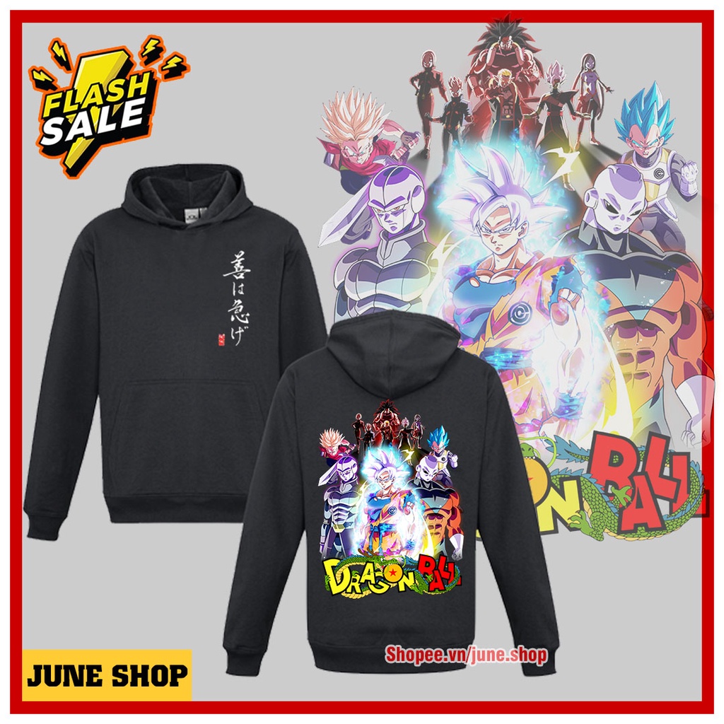 Áo Hoodie Dragon Ball, Áo Khoác Anime in hình Goku cực đẹp, giá rẻ