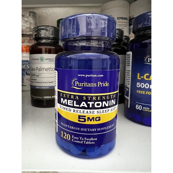 Melatonin 3m/5 mg/10mg Puritan giúp ngủ ngon