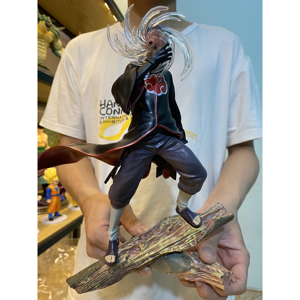 (28cm) Mô hình Obito đứng trên khúc gỗ cực nét