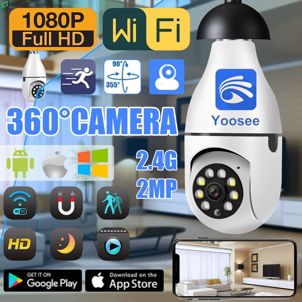 Sẵn Sàng Cổ Yoosee Siêu Nét 1080P 2mp Wifi Ngoài Trời Ptz Camera Chống Nước Không Dây Camera Quan Sát Camera An Ninh Dáng Người Tự Động Theo Dõi Đêm tầm Nhìn