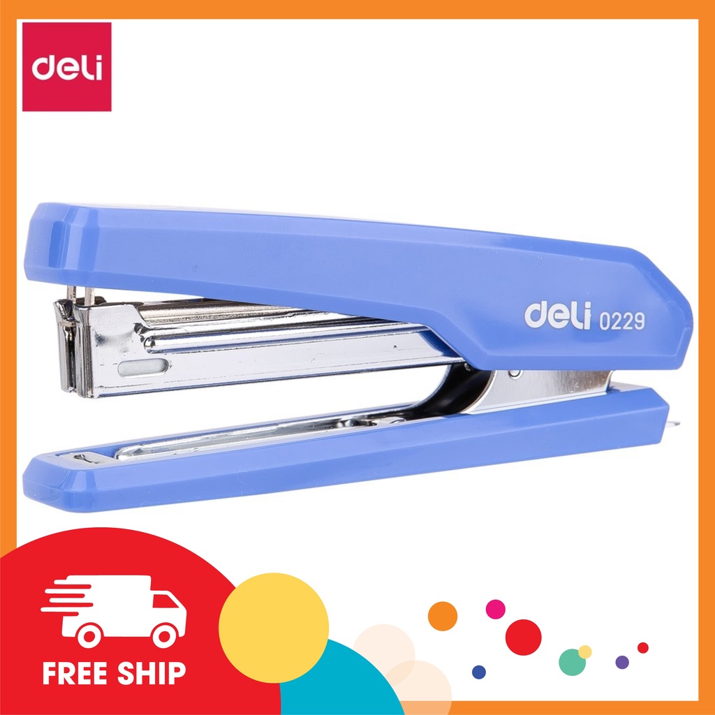 Máy Dập ghim bấm kim số 10 đựng được 2 lõi ghim, có móc gỡ ghim tiện lợi dập 15 tờ/ lần