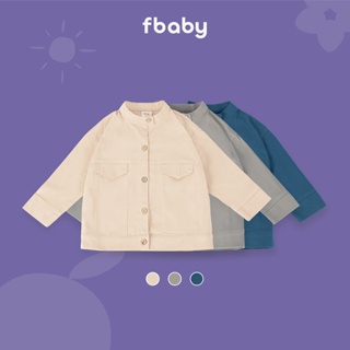 Áo khoác bé trai cổ tàu giả túi Fbaby - FK002