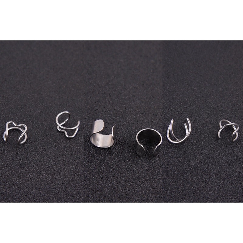 Khuyên Kẹp Tai Cá Tính Unisex KHÔNG GỈ