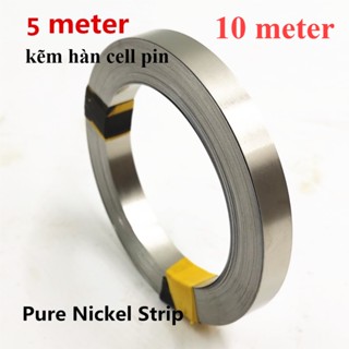 Kẽm đơn hàn cell pin 18650 dùng cho máy hàn điểm kẽm mạ niken nguyên chất (Cuộn 5m, 10m) KATO