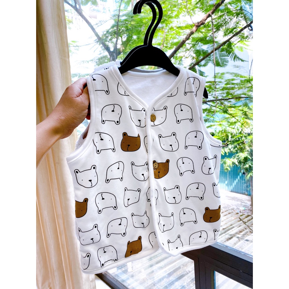 Ghile GAP Thu Đông Cho Bé Cao Cấp Xuất Dư Xịn, Lót Lông Cừu Siêu Ấm Form To, Size 80-100