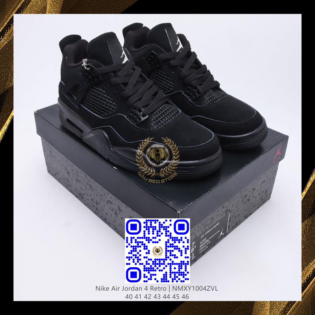 004ZVL Nhận Order Giày Theo Mẫu,Size Loại Best Quality Sneaker ***Jordan 4 Retro