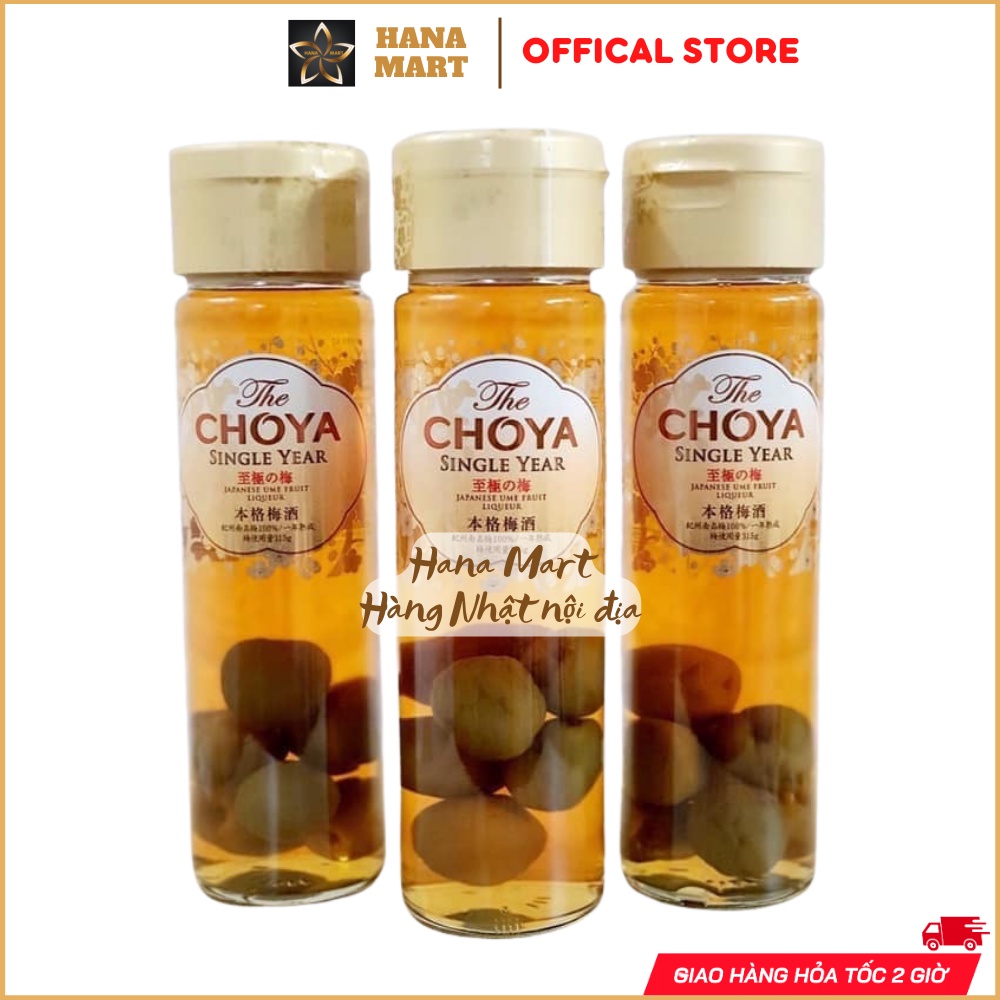 Nước mơ vàng Choya Single Year 650ml nội địa Nhật Bản
